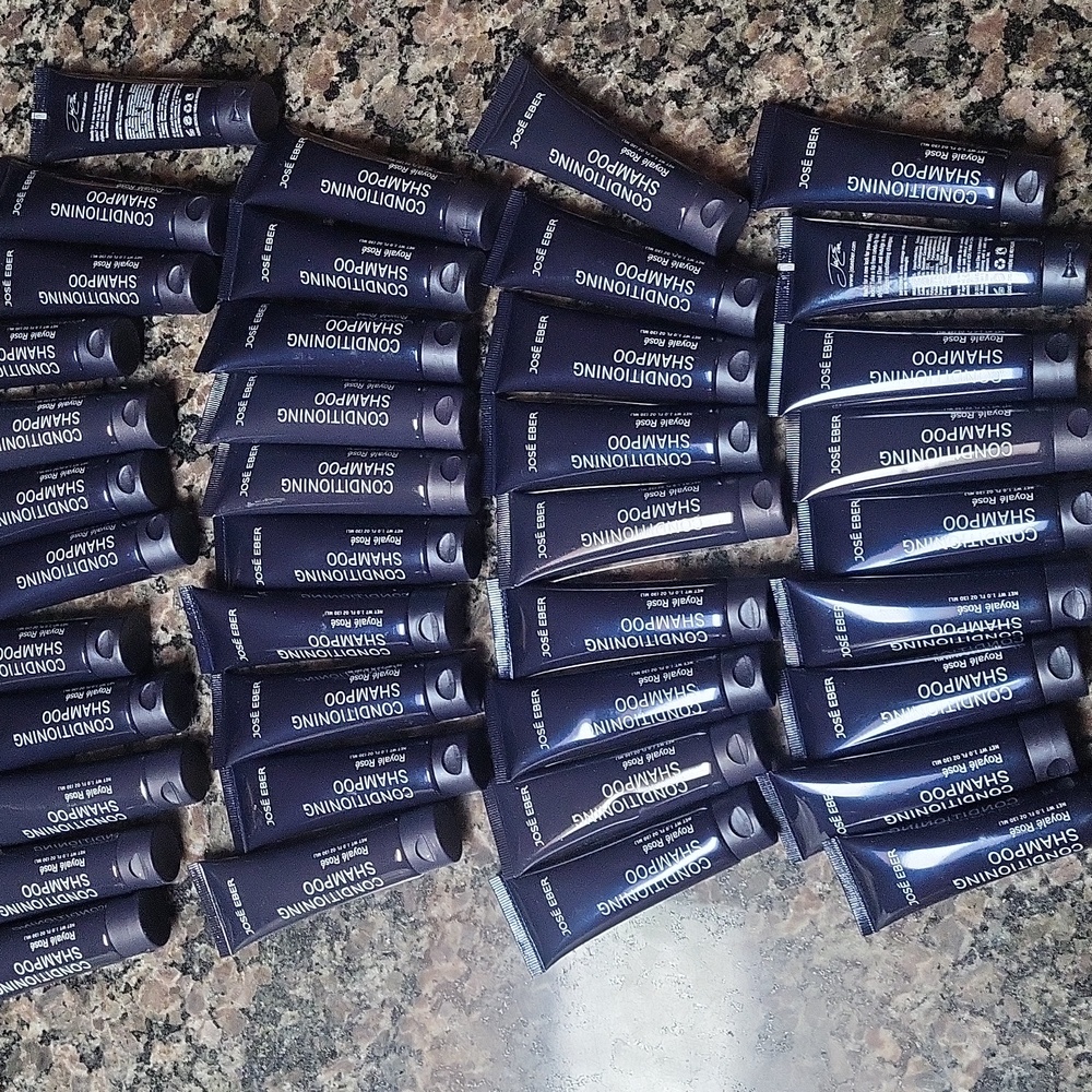 Jose eber lot 40 each 1.0 Oz conditioning shampoo Royale rose new travel size